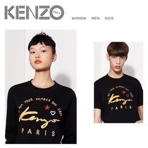 KENZO Paris I Am Your Number One Fan Sweater